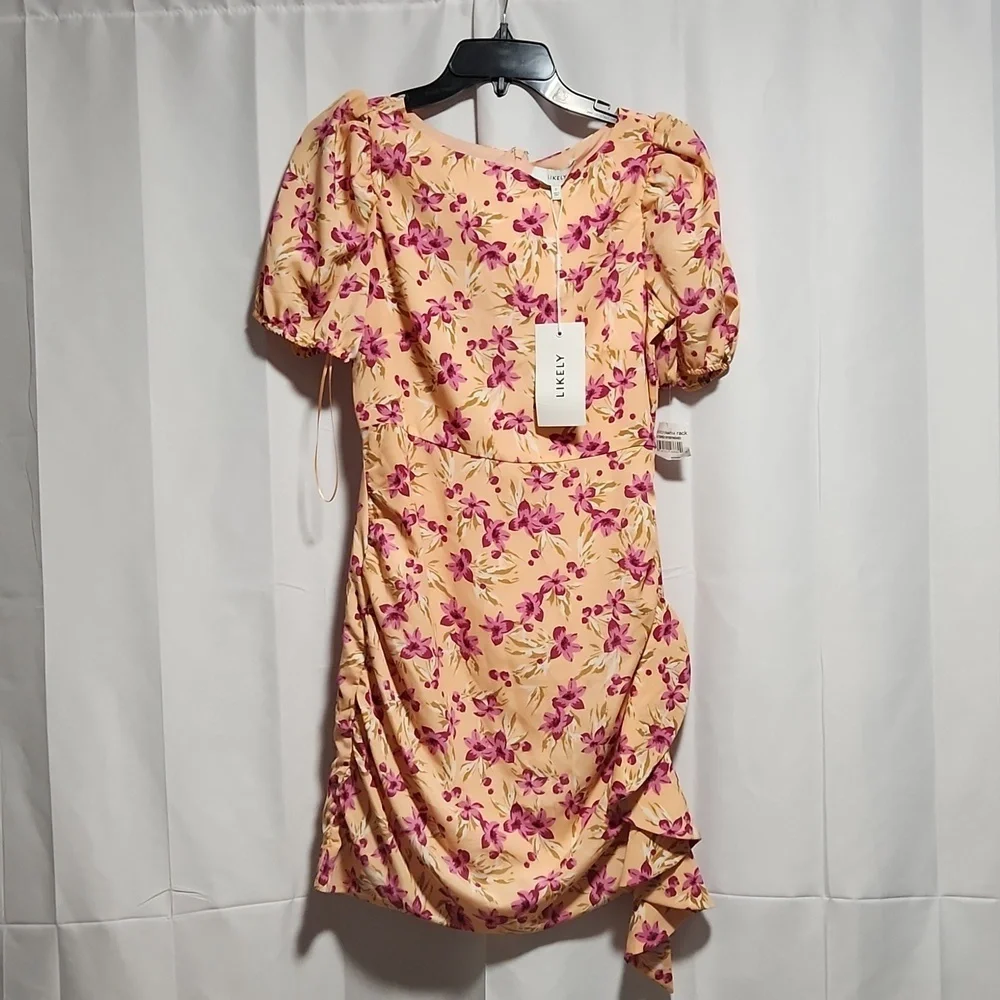NWT Likely Cara‎ Dress Cocktail Floral Mini Dress 2